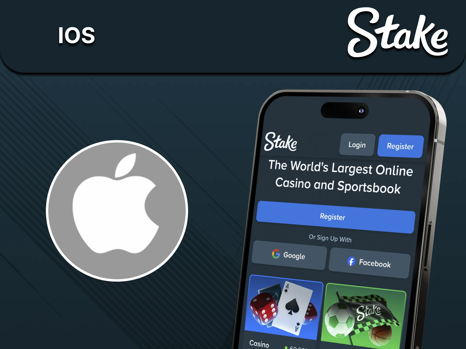 You can use the Stake app on iOS devices.
