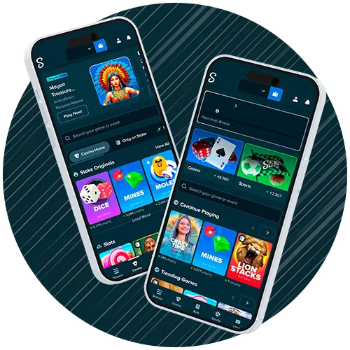 Experience mobile optimization at Stake right now.