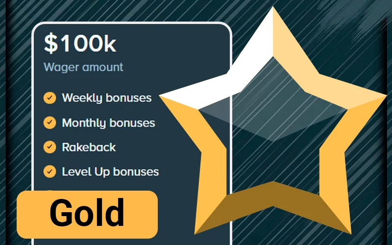 Achieve Gold VIP status at Stake right now.