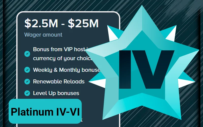Claim Platinum 4-6 VIP perks at Stake now.