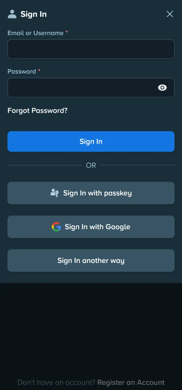 Access your profile securely before you start playing Stake mines.