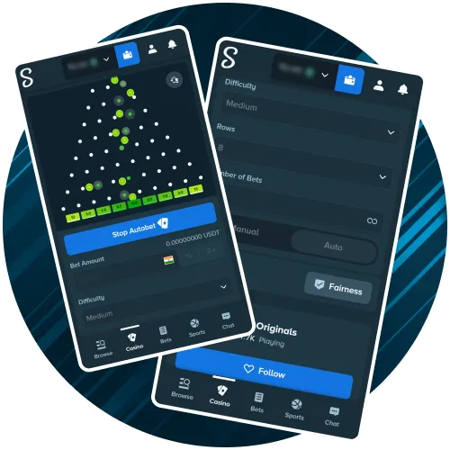 Experience full mobile compatibility while playing the dynamic Stake plinko game on smartphones.